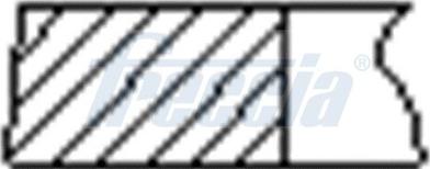 Freccia FR10-507700 - Комплект поршневых колец autospares.lv