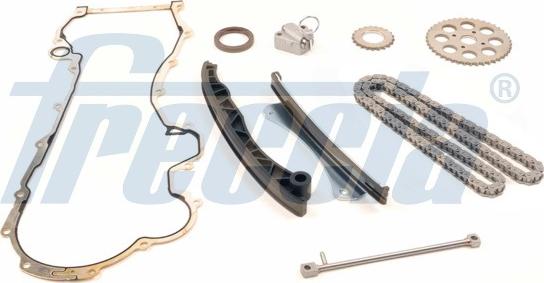 Freccia TK08-1045 - Комплект цепи привода распредвала autospares.lv