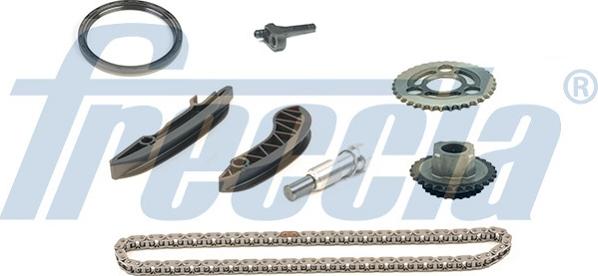 Freccia TK08-1163 - Комплект цепи привода распредвала autospares.lv