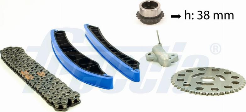 Freccia TK08-1176 - Комплект цепи привода распредвала autospares.lv