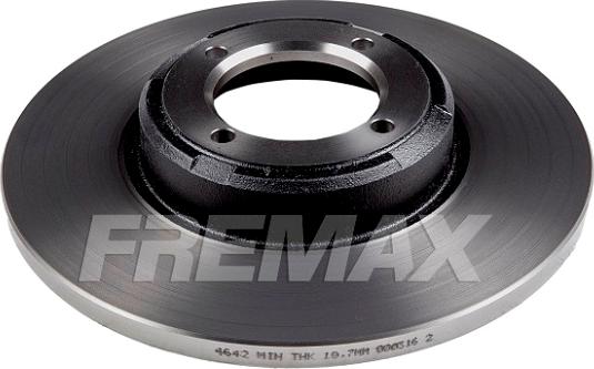 FREMAX BD-4642 - Тормозной диск autospares.lv