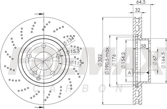 FREMAX BD-6472 - Тормозной диск autospares.lv