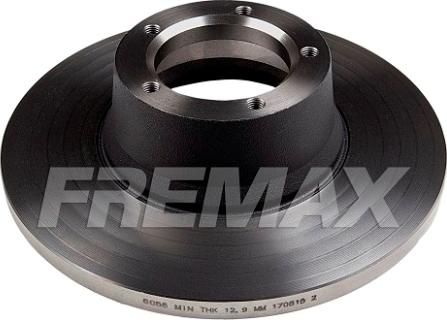 FREMAX BD-6056 - Тормозной диск autospares.lv