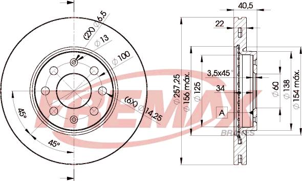 FREMAX BD-0920 - Тормозной диск autospares.lv