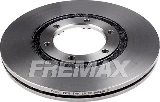 FREMAX BD-0001 - Тормозной диск autospares.lv