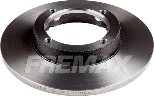 FREMAX BD-1160 - Тормозной диск autospares.lv