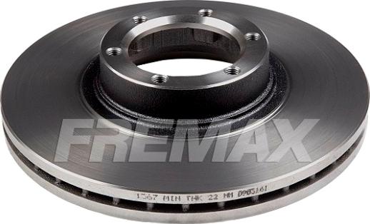 FREMAX BD-1367 - Тормозной диск autospares.lv