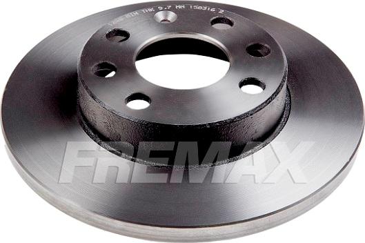 FREMAX BD-1240 - Тормозной диск autospares.lv