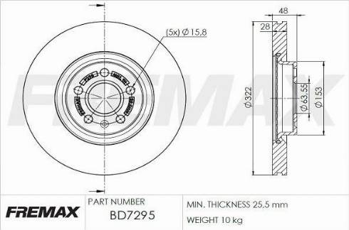 FREMAX BD-8009-KT - Тормозной барабан autospares.lv