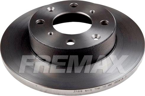 FREMAX BD-3169 - Тормозной диск autospares.lv