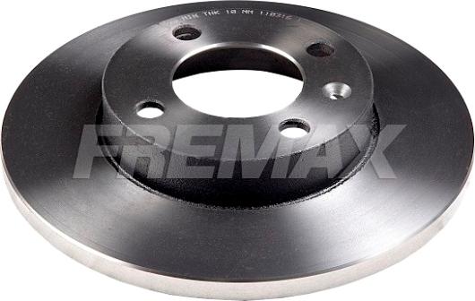 FREMAX BD-3300 - Тормозной диск autospares.lv