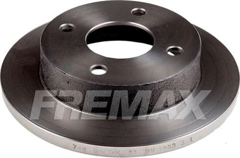 FREMAX BD-7460 - Тормозной диск autospares.lv