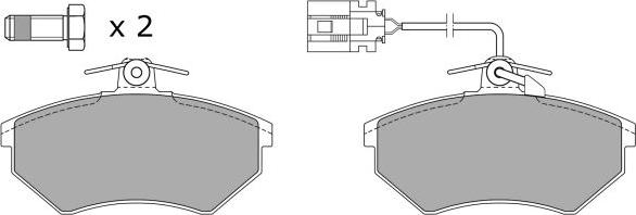 FREMAX FBP-0953-01 - Тормозные колодки, дисковые, комплект autospares.lv