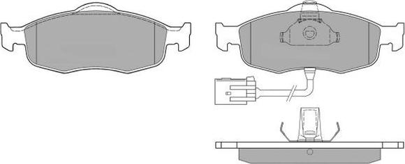 FREMAX FBP-0906-01 - Тормозные колодки, дисковые, комплект autospares.lv