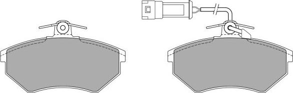 FREMAX FBP-0446-01 - Тормозные колодки, дисковые, комплект autospares.lv