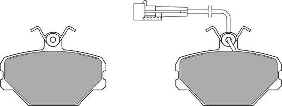 FREMAX FBP-0596-01 - Тормозные колодки, дисковые, комплект autospares.lv