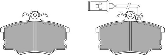 FREMAX FBP-0581 - Тормозные колодки, дисковые, комплект autospares.lv