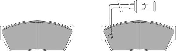 FREMAX FBP-0620 - Тормозные колодки, дисковые, комплект autospares.lv