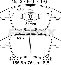 FREMAX FBP-0001 - Тормозные колодки, дисковые, комплект autospares.lv