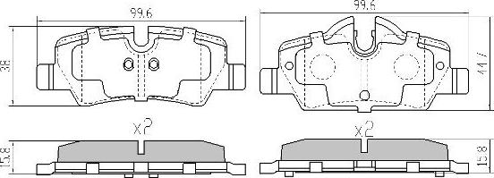 FREMAX FBP-0003 - Тормозные колодки, дисковые, комплект autospares.lv