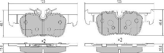 FREMAX FBP-0034 - Тормозные колодки, дисковые, комплект autospares.lv