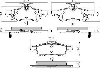 FREMAX FBP-0029 - Тормозные колодки, дисковые, комплект autospares.lv