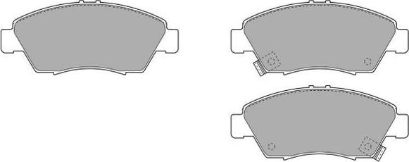 FREMAX FBP-0827 - Тормозные колодки, дисковые, комплект autospares.lv