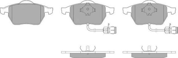 FREMAX FBP-0872 - Тормозные колодки, дисковые, комплект autospares.lv