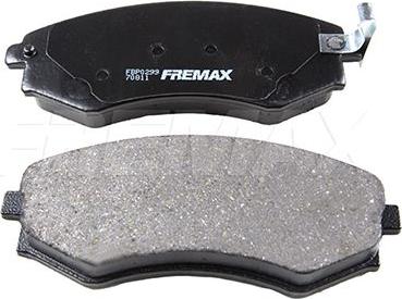 FREMAX FBP-0299 - Тормозные колодки, дисковые, комплект autospares.lv