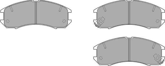 FREMAX FBP-0740 - Тормозные колодки, дисковые, комплект autospares.lv