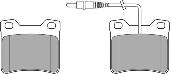 FREMAX FBP-0743 - Тормозные колодки, дисковые, комплект autospares.lv