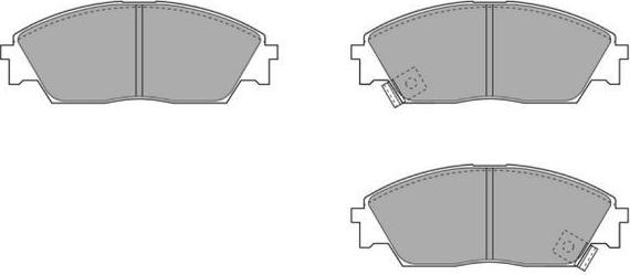 FREMAX FBP-0714-01 - Тормозные колодки, дисковые, комплект autospares.lv