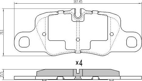 FREMAX FBP-1961 - Тормозные колодки, дисковые, комплект autospares.lv