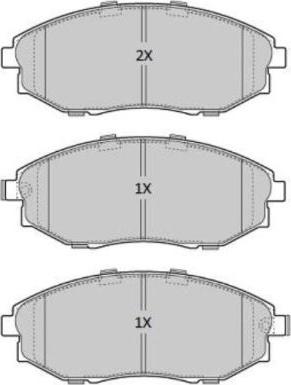 FREMAX FBP-1903 - Тормозные колодки, дисковые, комплект autospares.lv