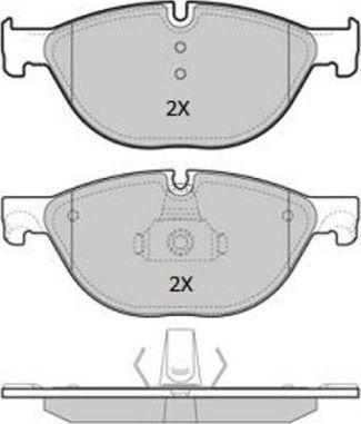 FREMAX FBP-1932 - Тормозные колодки, дисковые, комплект autospares.lv