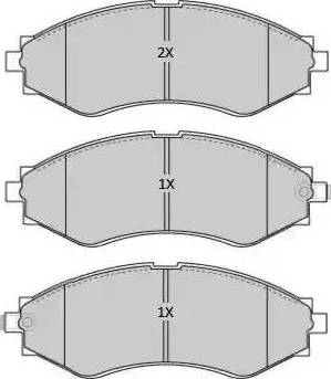 FREMAX FBP-1926 - Тормозные колодки, дисковые, комплект autospares.lv