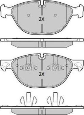 FREMAX FBP-1928 - Тормозные колодки, дисковые, комплект autospares.lv