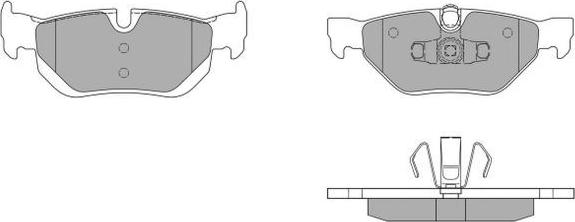 FREMAX FBP-1403 - Тормозные колодки, дисковые, комплект autospares.lv