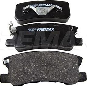 FREMAX FBP-1563 - Тормозные колодки, дисковые, комплект autospares.lv