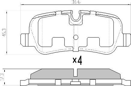 FREMAX FBP-1567 - Тормозные колодки, дисковые, комплект autospares.lv