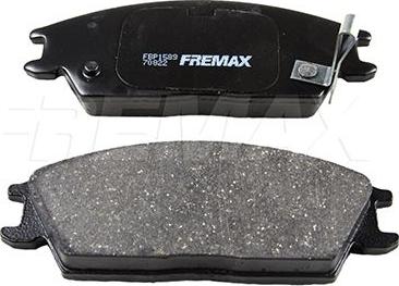 FREMAX FBP-1589 - Тормозные колодки, дисковые, комплект autospares.lv