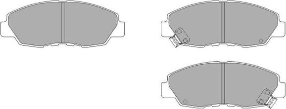 FREMAX FBP-1529 - Тормозные колодки, дисковые, комплект autospares.lv