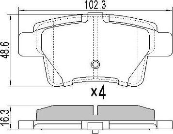 FREMAX FBP-1579 - Тормозные колодки, дисковые, комплект autospares.lv