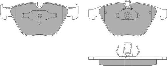 FREMAX FBP-1574 - Тормозные колодки, дисковые, комплект autospares.lv