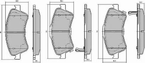 FREMAX FBP-1648 - Тормозные колодки, дисковые, комплект autospares.lv