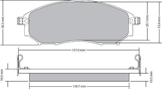 FREMAX FBP-1686 - Тормозные колодки, дисковые, комплект autospares.lv