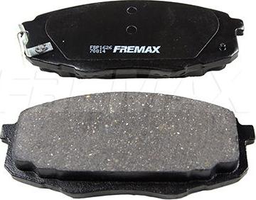 FREMAX FBP-1626 - Тормозные колодки, дисковые, комплект autospares.lv
