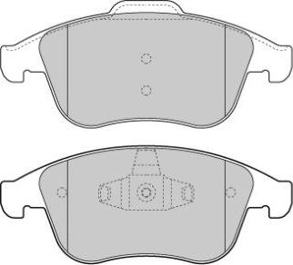 FREMAX FBP-1676 - Тормозные колодки, дисковые, комплект autospares.lv