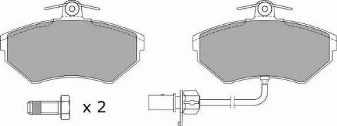 FREMAX FBP-1050-01 - Тормозные колодки, дисковые, комплект autospares.lv