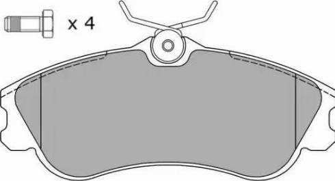 FREMAX FBP-1068-01 - Тормозные колодки, дисковые, комплект autospares.lv